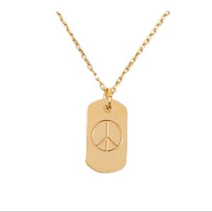 Kate Spade Peace Sign Pendant Necklace